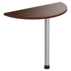 Стол приставной МГ-303 (900хR450х750мм) орех темный 