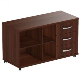 Тумба мобільна МГ-408R (1046х450х620мм) горіх темний (в зборі) 