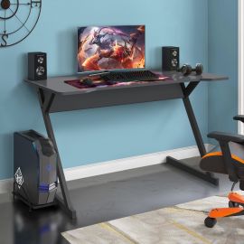 Стол компьютерный Dexter DX1200 (1200х600х750Н) черный графит/Серый Шифер 
