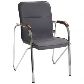 Стул Самба хром орех Nappa-42 без канта 