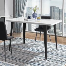 Стол Cherry 1200 (1200х670хН770) черный графит/Белый 