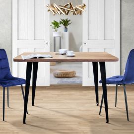 Стіл Cherry 1200 (1200х670хН770) чорний графіт/Дуб Ліворно 