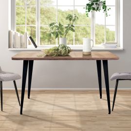 Стіл Cherry 1400 (1380х670хН770) чорний графіт/Дуб Ліворно 