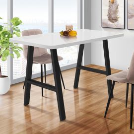 Стіл Astra 1200 (1200х670хН770) чорний графіт/Білий 