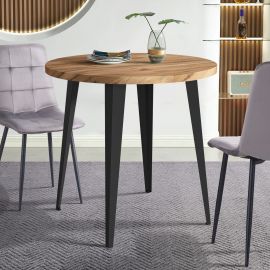 Стол Cherry D800 (D800хН770) черный графит/Дуб Ливорно 