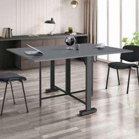 Стіл розкладний Fold 2 FL2 1400 (1380/210х1000х750Н) чорний/Сірий Шифер Стіл розкладний Fold 2 FL2 1400 (1380/210х1000х750Н) чорний/Сірий Шифер