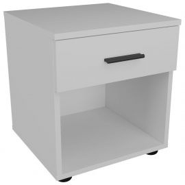 Тумба приліжкова City одна шухляда (400х400х450Н) Білий 