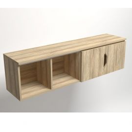 Полиця навісна Delta DL-534 (1418х330х384мм) Блеквуд Ячмінний 