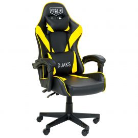 Крісло VR Racer Dexter Djaks чорний/жовтий 