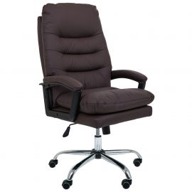 Крісло керівника Armani шкірозамінник шоколад 
