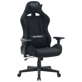 Крісло VR Racer Textile Maximus тканина чорна/чорний Крісло VR Racer Textile Maximus тканина чорна/чорний
