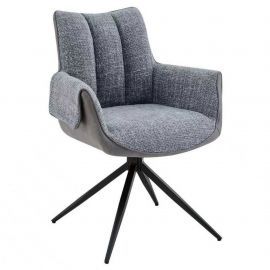 Крісло поворотне Medeline сірий 