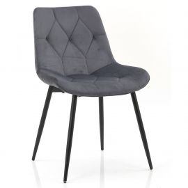 Стул Justin вельвет темно-серый 