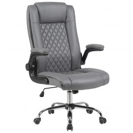 Кресло руководителя Hank ткань серая 