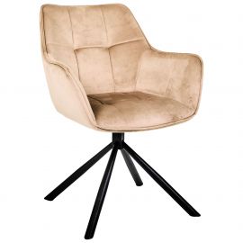 Кресло поворотное Jasmin-C вельвет шоколад 