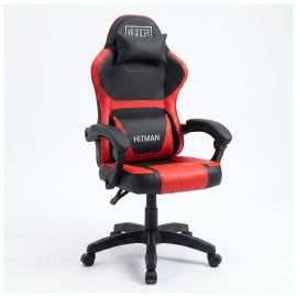 Крісло геймерське VR Racer Dexter Hitman чорний/червоний 
