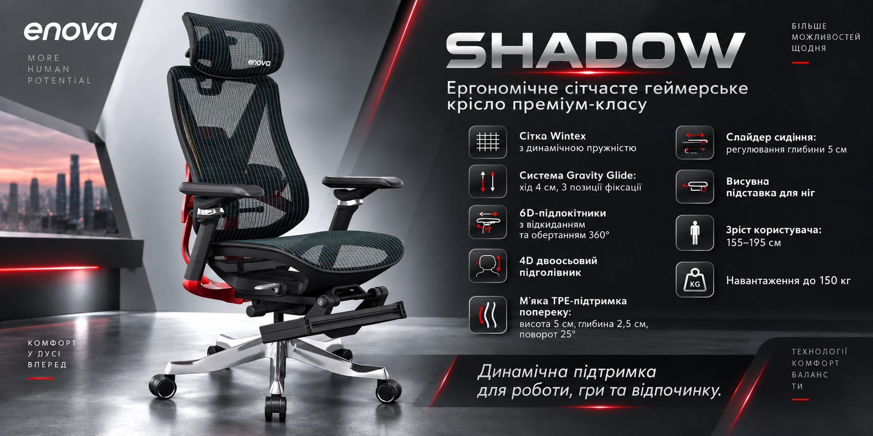 Крісло Blood Dragon Shadow описание