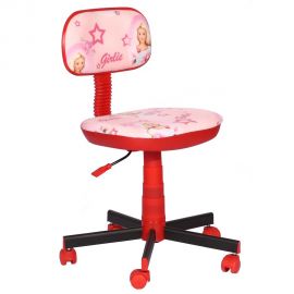 Кресло детское Киндер Girlie (пластик красный ) 