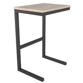 Стол для ноутбука Triton (300х400х596) Дуб Сонома/Черный графит 