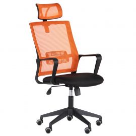 Кресло Matrix HR сиденье Сидней 07/спинка Сетка Line-07 оранж 