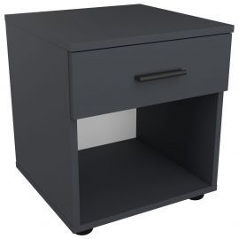 Тумба прикроватная City один ящик (400х400х450Н) Антрацит 