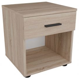 Тумба прикроватная City один ящик (400х400х450Н) Дуб Сонома 