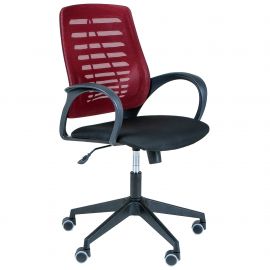 Кресло Dex сиденье А-1/спинка Сетка бордовая 