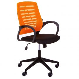 Кресло Dex сиденье А-1/спинка Сетка оранжевая 