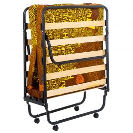 Раскладушка Классик черная с матрасом 1900*800 State brown 