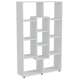 Шкаф книжный City-601 (1100х350х1800Н) Белый 
