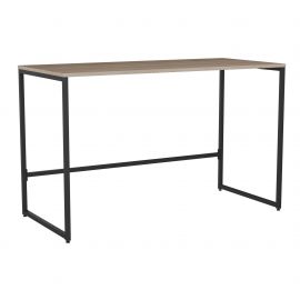 Стол компьютерный Asti AS1200 (1200х550х750Н) черный/Дуб Сонома 