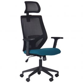 Кресло Lead Black HR сиденье SM 2328/спинка Сетка HY-100 черная 
