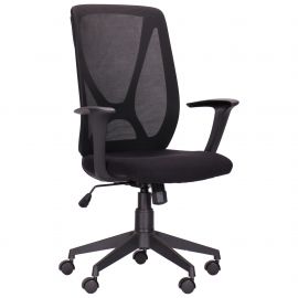 Кресло Nickel Black сиденье Сидней-07/спинка Сетка SL-00 черная 