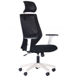 Кресло Lead White HR сиденье Нест-01 черная/спинка Сетка HY-100 черная 