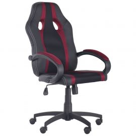 Кресло Shift Неаполь N-20/Сетка черная, вставки Сетка бордовая 