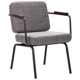 Кресло Oasis черный / бетон 