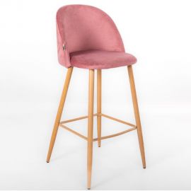 Барный стул Bellini бук/pink 
