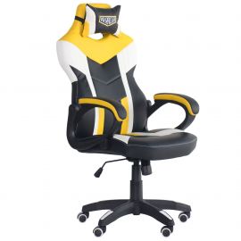 Крісло VR Racer Dexter Jolt чорний/жовтий 