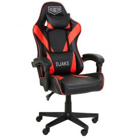 Кресло VR Racer Dexter Djaks черный/красный 