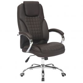 Кресло конференционное Lester CF кожзам черный 