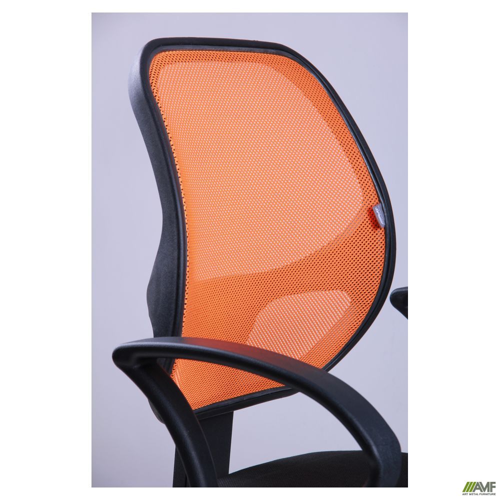 Фото 7 - Кресло Чат/АМФ-4 сиденье А-1/спинка Сетка оранжевая 