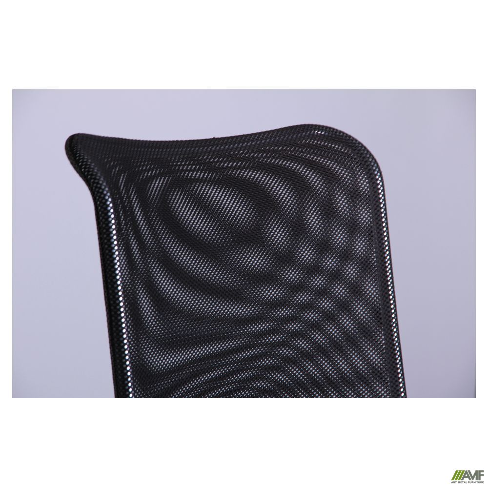 Фото 6 - Кресло Аэро CF хром сиденье сетка Черная, Неаполь N-20/Спинка сетка черная 