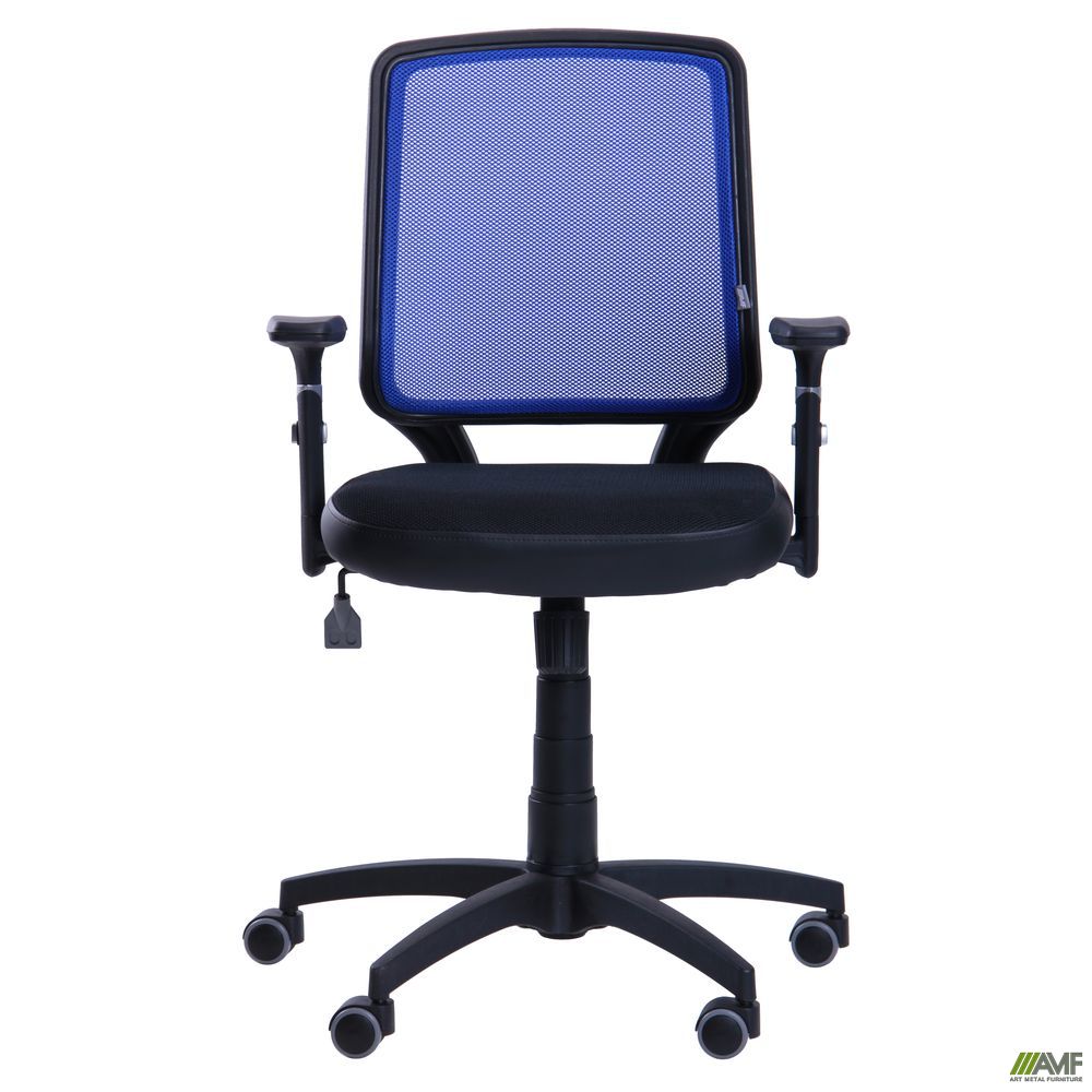 Фото 3 - Кресло Онлайн сиденье Сетка черная/спинка Сетка синяя 