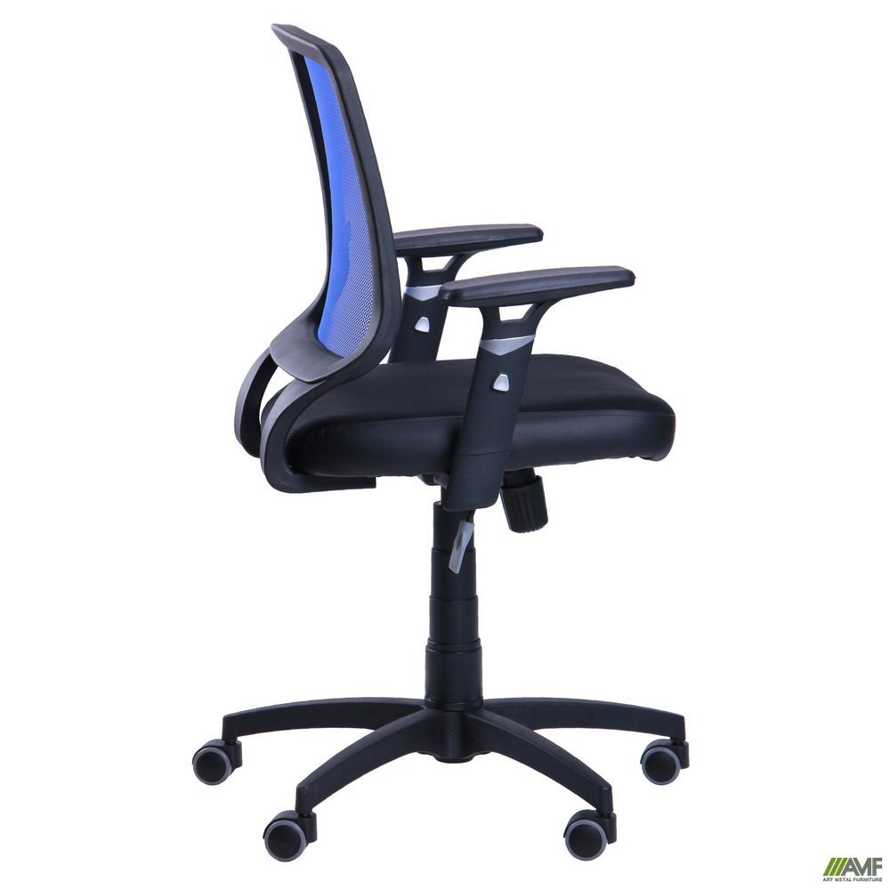 Фото 4 - Кресло Онлайн сиденье Сетка черная/спинка Сетка синяя 