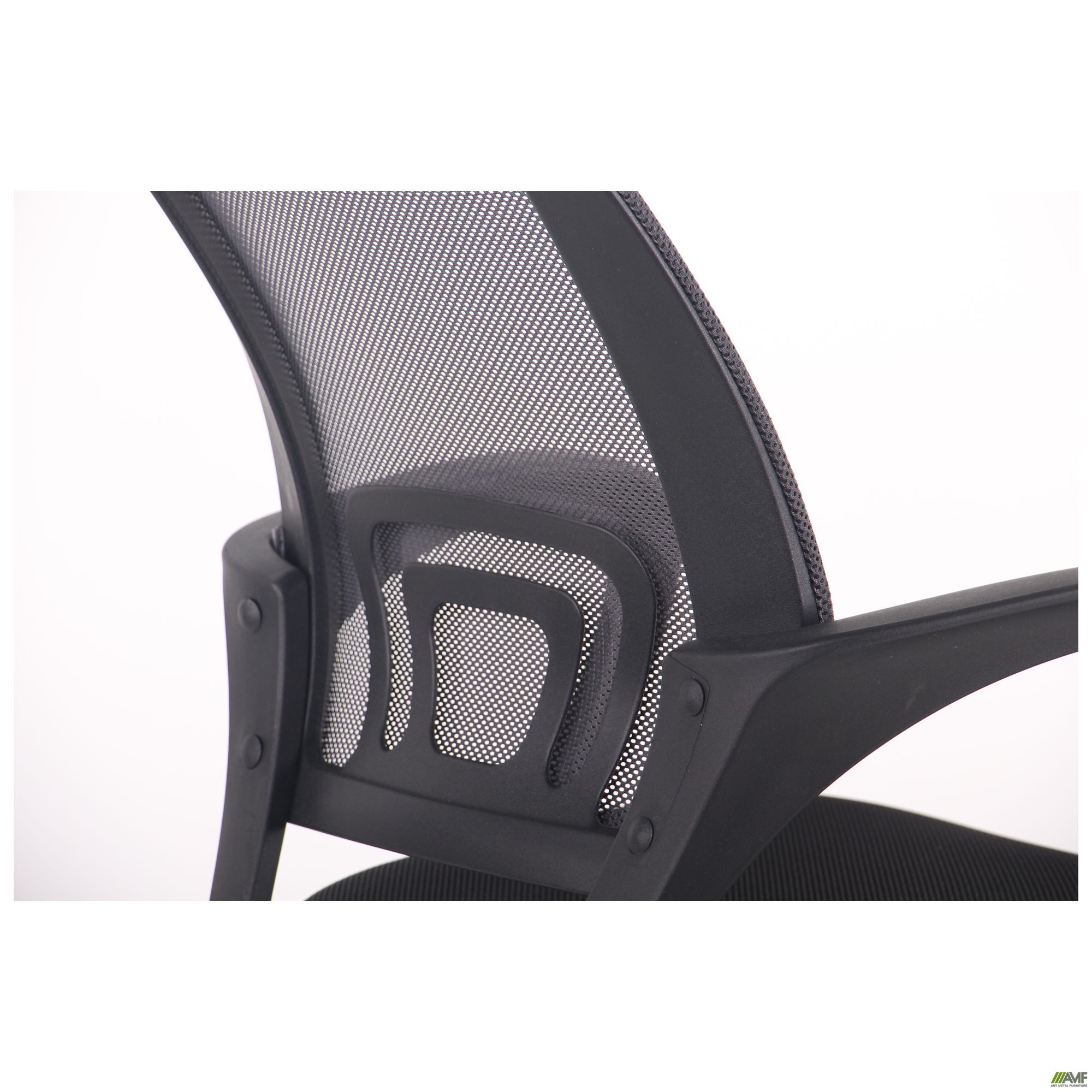 Фото 14 - Кресло Веб сиденье Сетка черная/спинка Сетка серая 