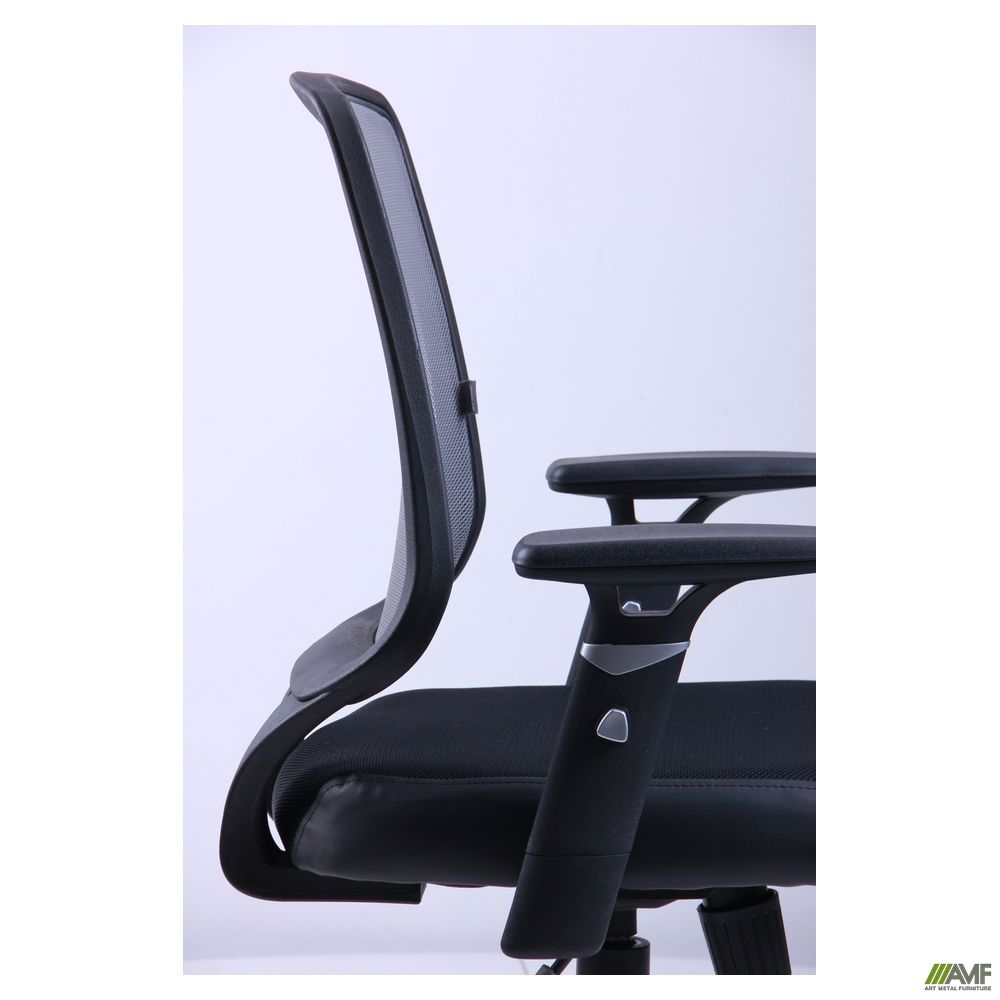 Фото 6 - Кресло Онлайн сиденье Сетка черная/спинка Сетка серая 