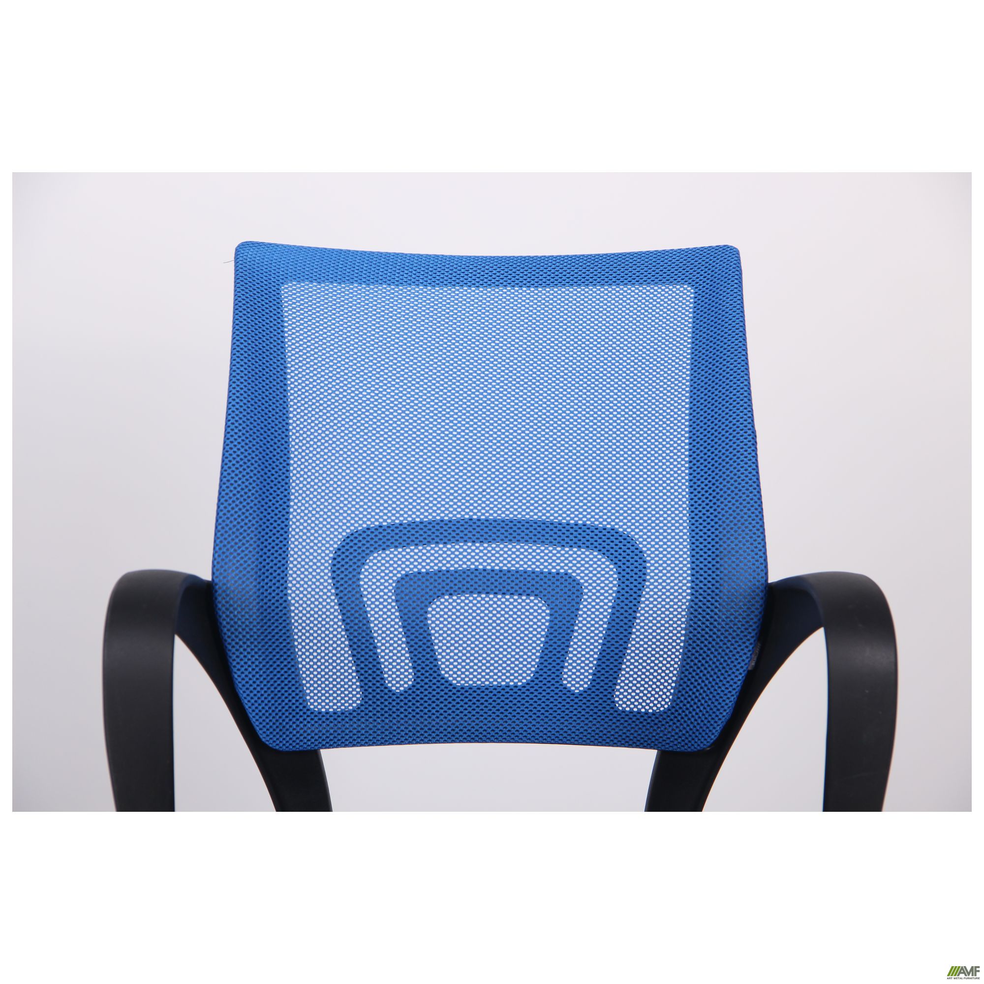 Фото 6 - Кресло Веб сиденье Сетка черная/спинка Сетка синяя 