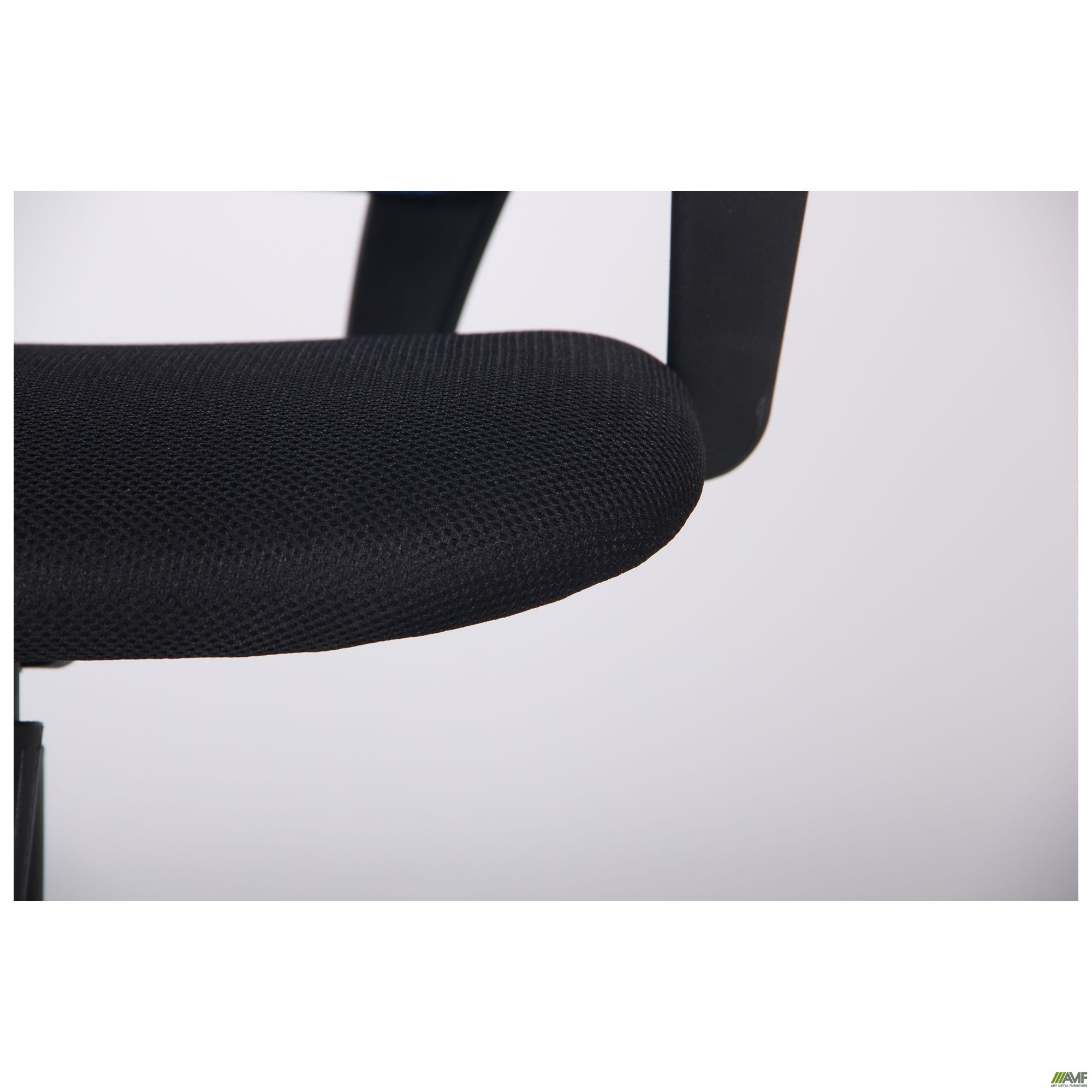 Фото 9 - Кресло Веб сиденье Сетка черная/спинка Сетка синяя 