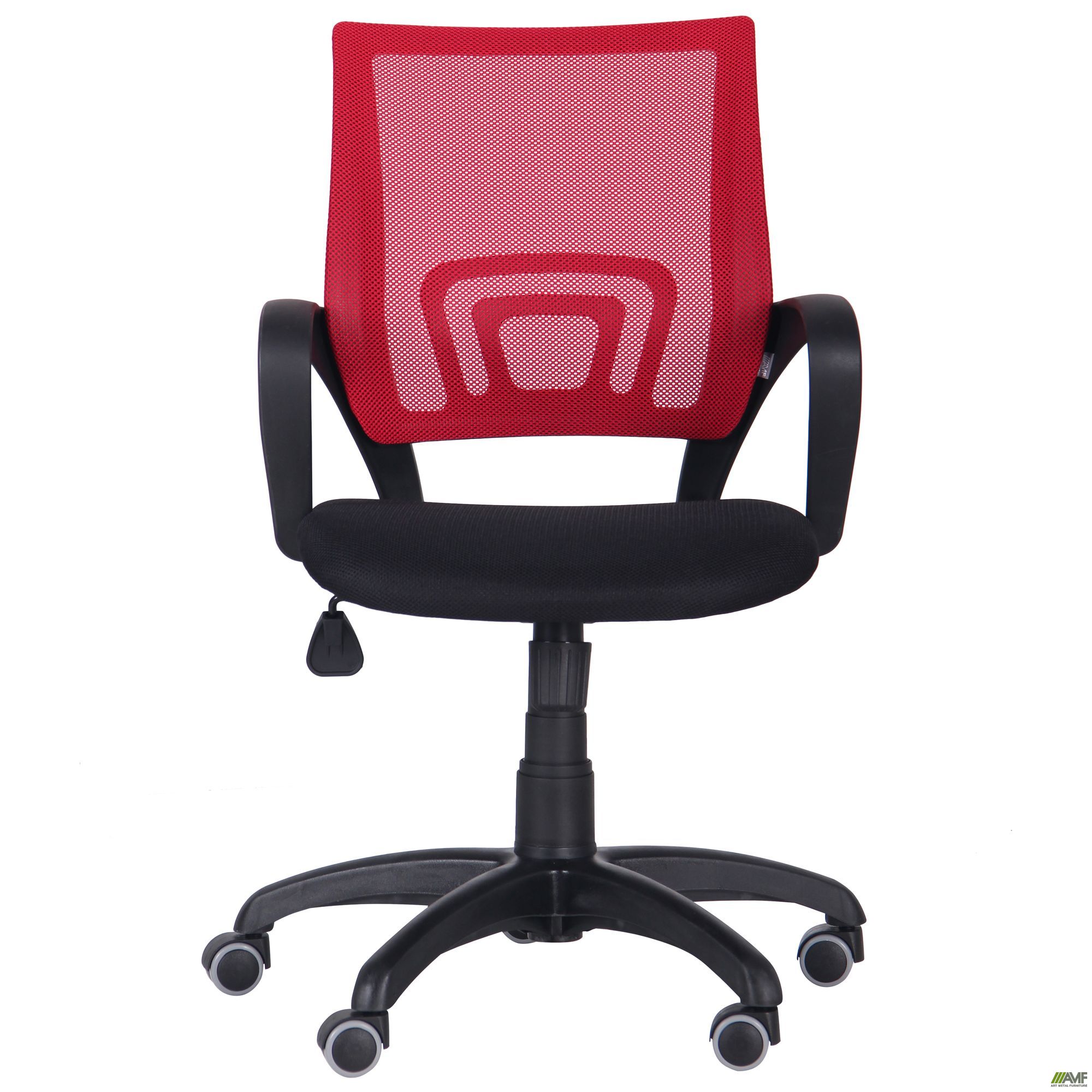 Фото 3 - Кресло Веб сиденье Сетка черная/спинка Сетка красная 