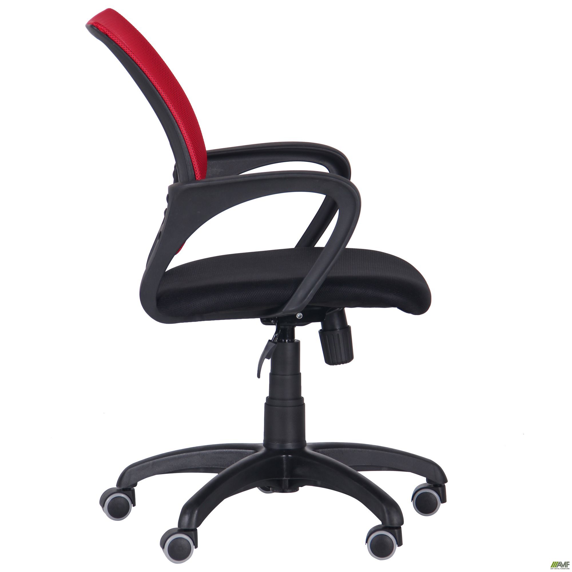 Фото 4 - Кресло Веб сиденье Сетка черная/спинка Сетка красная 